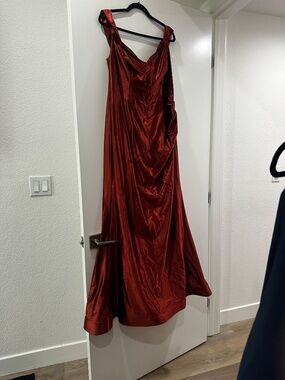Galina Signature Maroon Bridesmaid Dress